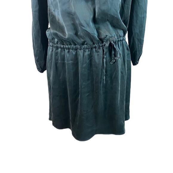 Chaser Emerald Green Cold Shoulder Slit Sleeves Dress Women SZ M - Picture 5 of 10